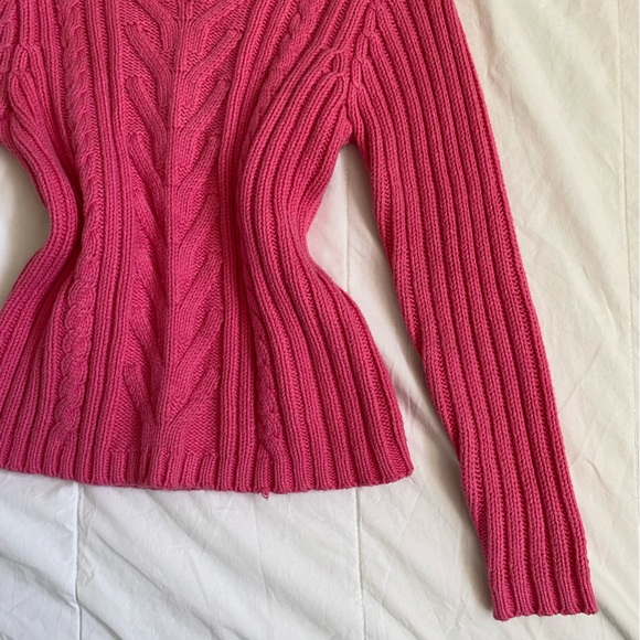 Vintage Pink Knitted Sweater - Picture 5 of 15